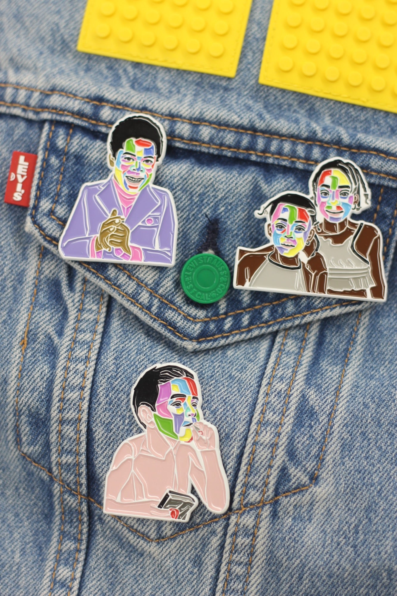 From Her To Me, From Me To You Enamel Pin