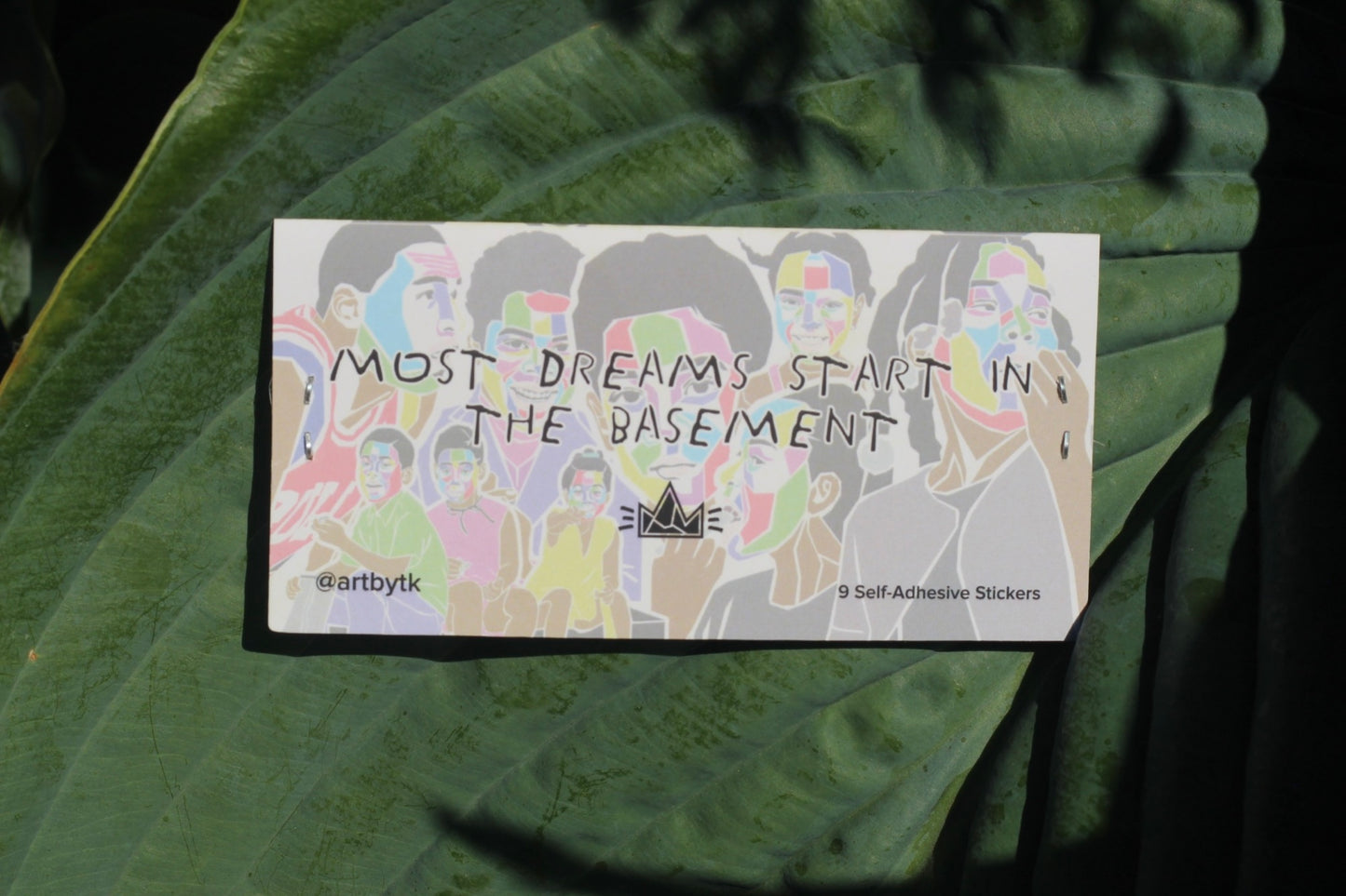 Most Dreams Start In The Basement Sticker Pack