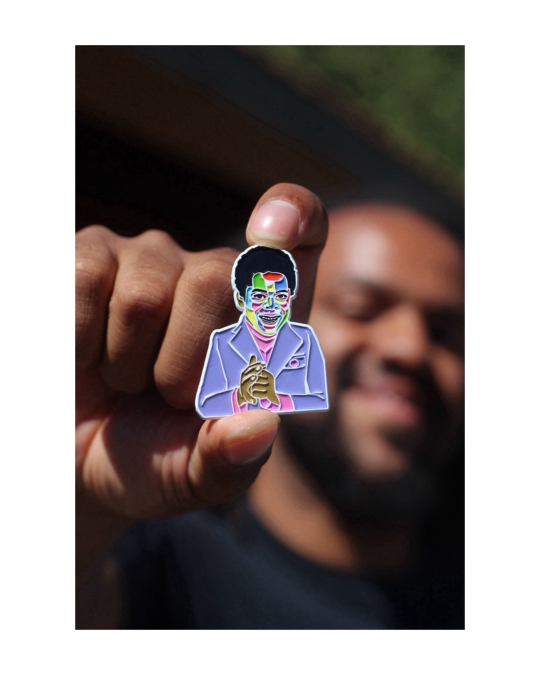 Church Smiles Enamel Pin