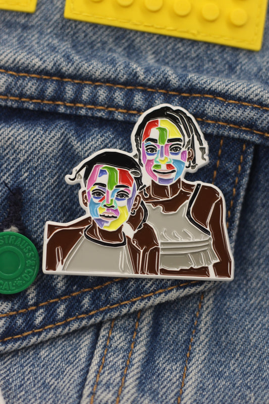From Her To Me, From Me To You Enamel Pin
